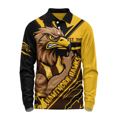 Hawthorn Long Sleeve Polo Shirt Battlefield Glory Gear