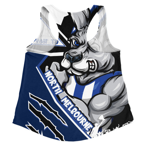 North Melbourne Women Racerback Singlet Battlefield Glory Gear