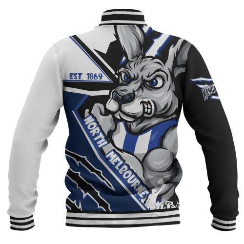 North Melbourne Baseball Jacket Battlefield Glory Gear North Melbourne Baseball Jacket Battlefield Glory Gear