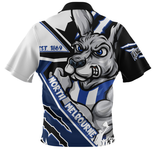 North Melbourne Zip Polo Shirt Battlefield Glory Gear North Melbourne Zip Polo Shirt Battlefield Glory Gear