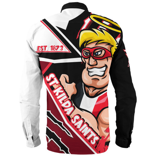 St Kilda Long Sleeve Shirt Battlefield Glory Gear