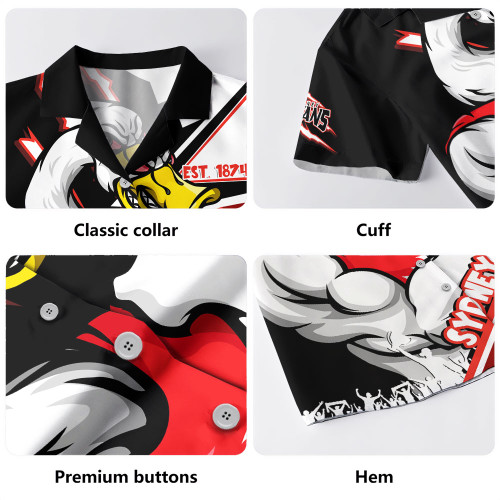 Sydney Swans Hawaiian Shirt Battlefield Glory Gear Sydney Swans Hawaiian Shirt Battlefield Glory Gear