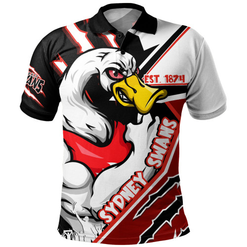 Sydney Swans Polo Shirt Battlefield Glory Gear