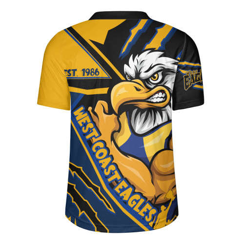 West Coast Eagles Rugby Jersey Battlefield Glory Gear