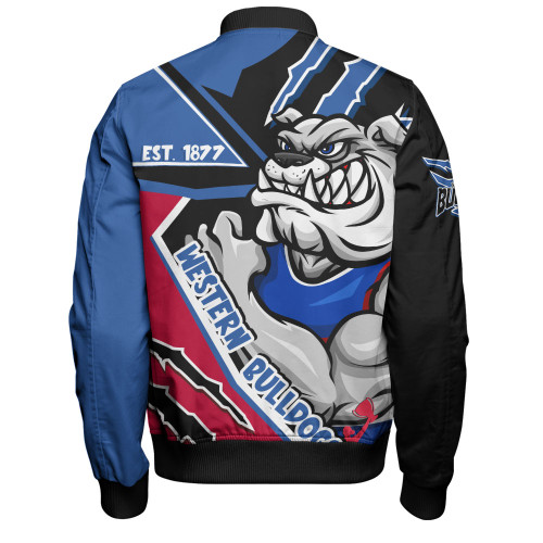 Western Bulldogs Bomber Jacket Battlefield Glory Gear Western Bulldogs Bomber Jacket Battlefield Glory Gear