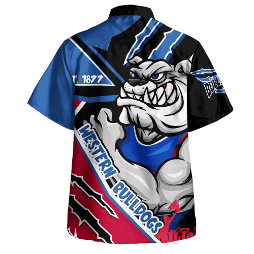 Western Bulldogs Hawaiian Shirt Battlefield Glory Gear Western Bulldogs Hawaiian Shirt Battlefield Glory Gear