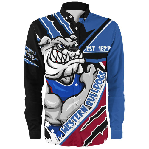 Western Bulldogs Long Sleeve Shirt Battlefield Glory Gear