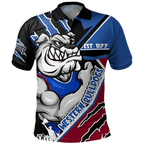 Western Bulldogs Polo Shirt Battlefield Glory Gear
