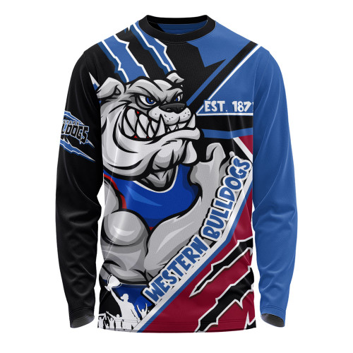 Western Bulldogs Long Sleeve T-shirt Battlefield Glory Gear