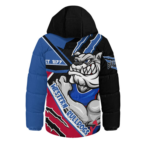 Western Bulldogs Hooded Padded Jacket Battlefield Glory Gear