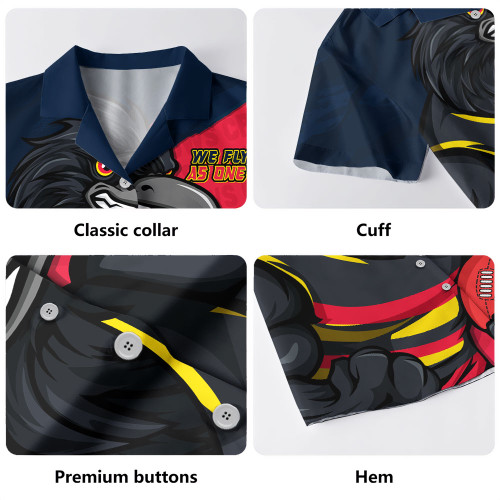 Adelaide Crows Hawaiian Shirt Defend The Pride