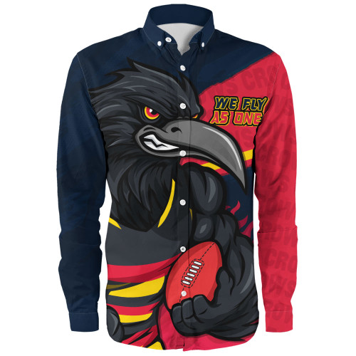Adelaide Crows Long Sleeve Shirt Defend The Pride