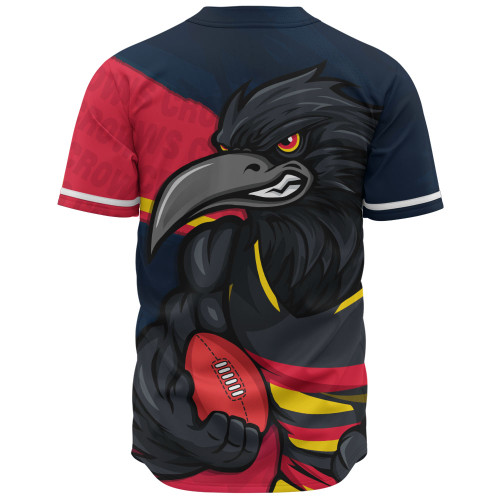Adelaide Crows Baseball Shirt Defend The Pride Adelaide Crows Baseball Shirt Defend The Pride