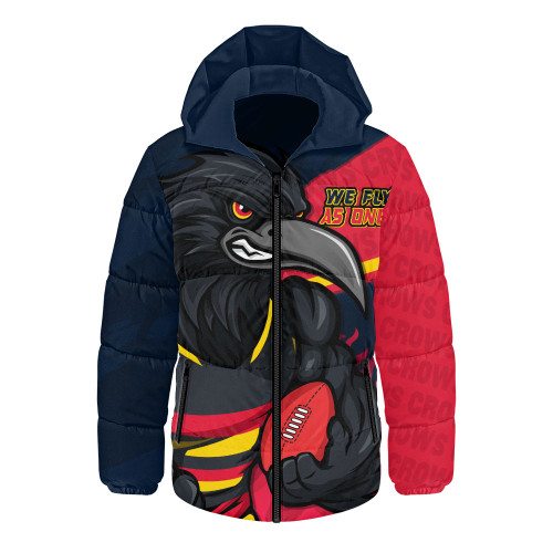 Adelaide Crows Hooded Padded Jacket Defend The Pride Adelaide Crows Hooded Padded Jacket Defend The Pride