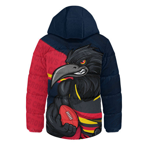 Adelaide Crows Hooded Padded Jacket Defend The Pride