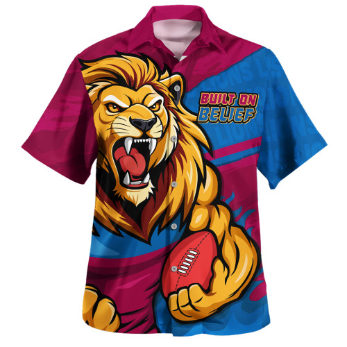 Brisbane Lions Hawaiian Shirt Defend The Pride Brisbane Lions Hawaiian Shirt Defend The Pride