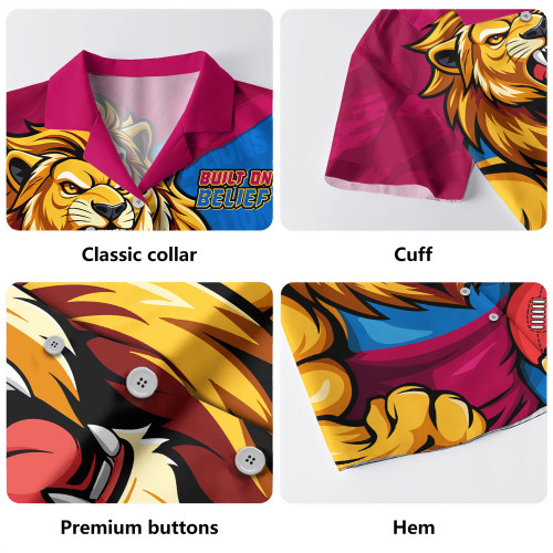 Brisbane Lions Hawaiian Shirt Defend The Pride Brisbane Lions Hawaiian Shirt Defend The Pride