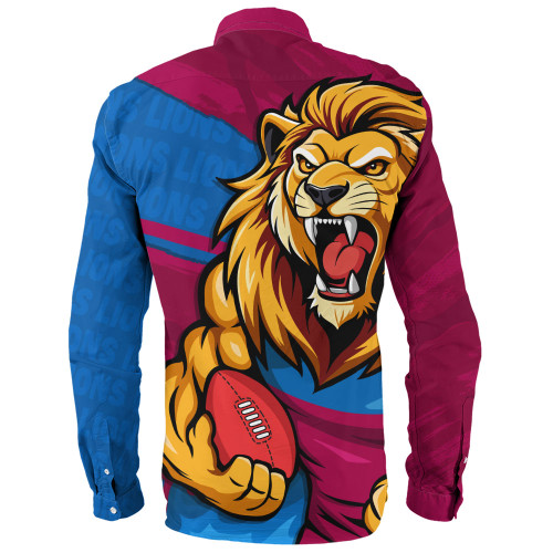Brisbane Lions Long Sleeve Shirt Defend The Pride