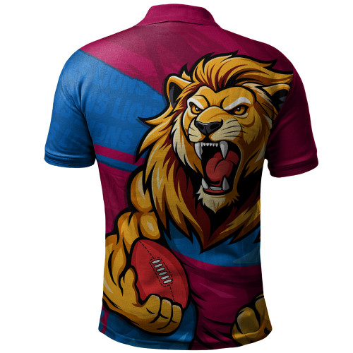 Brisbane Lions Polo Shirt Defend The Pride