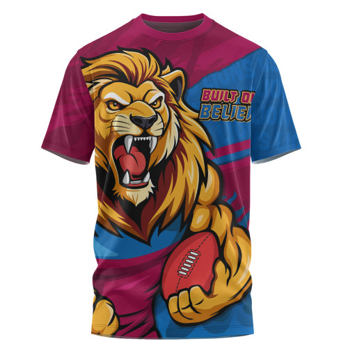 Brisbane Lions T-Shirt Defend The Pride Brisbane Lions T-Shirt Defend The Pride