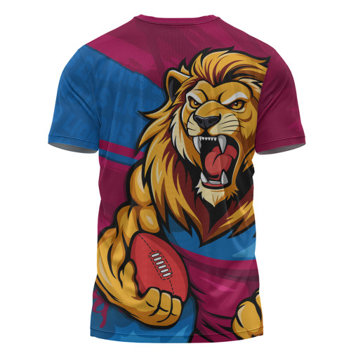 Brisbane Lions T-Shirt Defend The Pride Brisbane Lions T-Shirt Defend The Pride