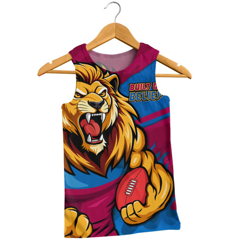 Brisbane Lions Men Singlet Defend The Pride