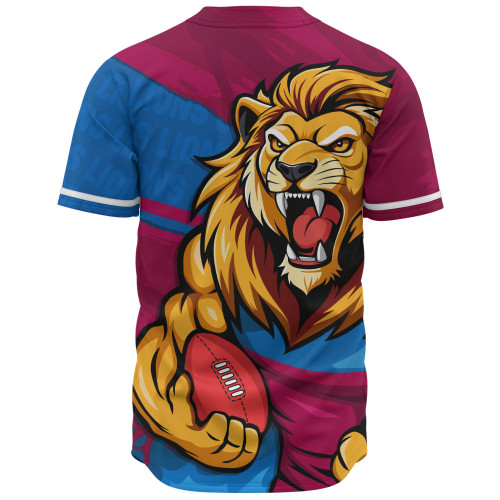 Brisbane Lions Baseball Shirt Defend The Pride Brisbane Lions Baseball Shirt Defend The Pride