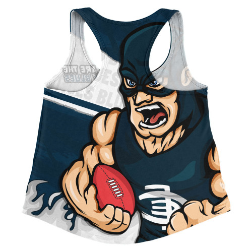 Carlton Women Racerback Singlet Defend The Pride