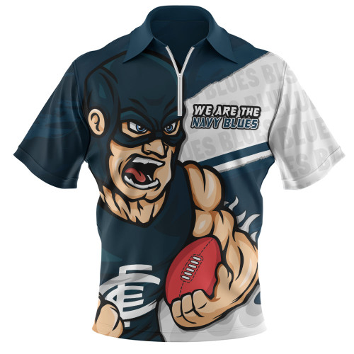 Carlton Zip Polo Shirt Defend The Pride