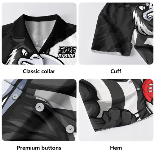 Collingwood Hawaiian Shirt Defend The Pride Collingwood Hawaiian Shirt Defend The Pride