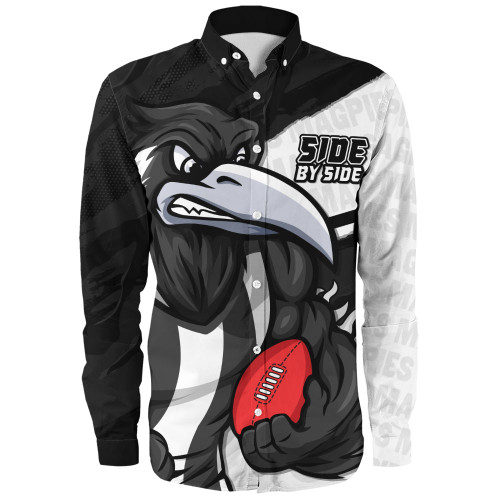 Collingwood Long Sleeve Shirt Defend The Pride
