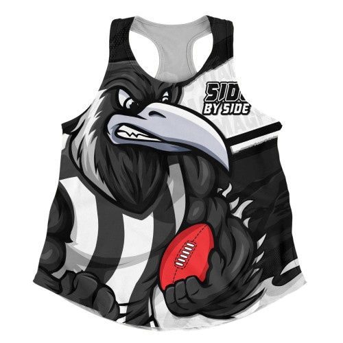 Collingwood Women Racerback Singlet Defend The Pride