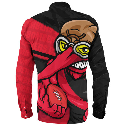 Essendon Long Sleeve Shirt Defend The Pride