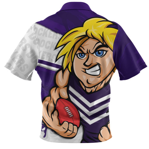 Fremantle Zip Polo Shirt Defend The Pride