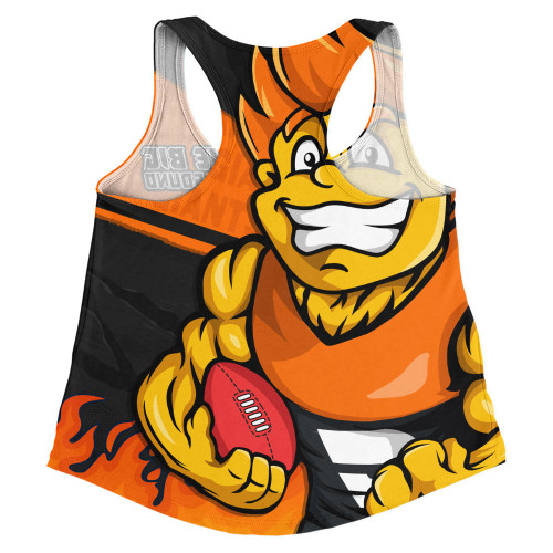 GWS GIANTS Women Racerback Singlet Defend The Pride