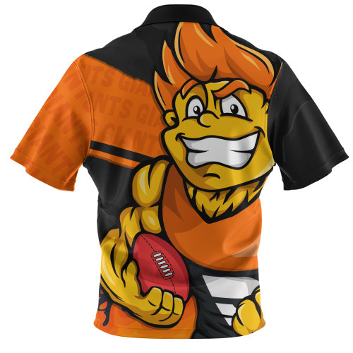 GWS GIANTS Zip Polo Shirt Defend The Pride