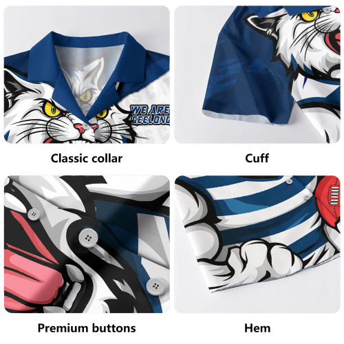 Geelong Cats Hawaiian Shirt Defend The Pride
