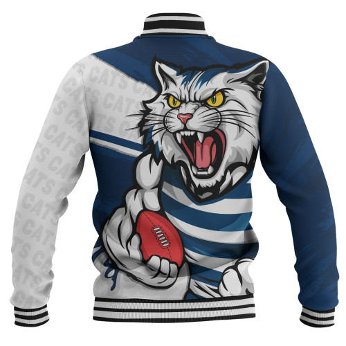 Geelong Cats Baseball Jacket Defend The Pride