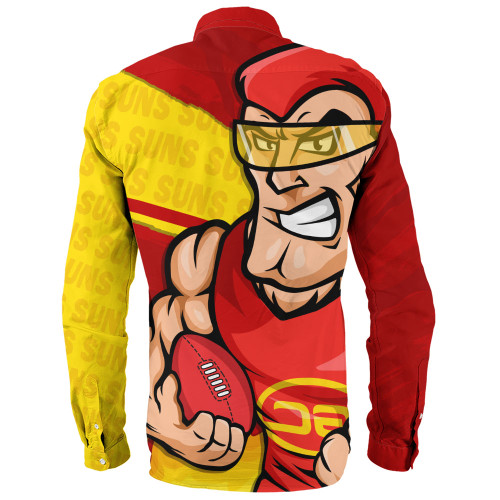 Gold Coast SUNS Long Sleeve Shirt Defend The Pride