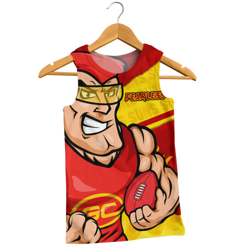 Gold Coast SUNS Men Singlet Defend The Pride