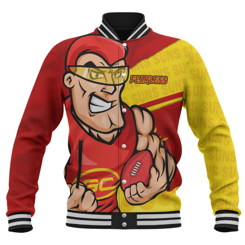 Gold Coast SUNS Baseball Jacket Defend The Pride