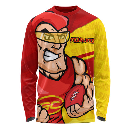 Gold Coast SUNS Long Sleeve T-shirt Defend The Pride