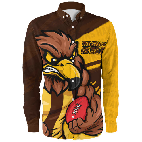 Hawthorn Long Sleeve Shirt Defend The Pride
