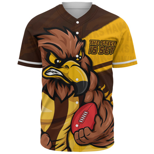 Hawthorn Baseball Shirt Defend The Pride