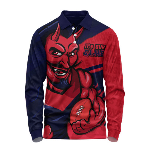 Melbourne Long Sleeve Polo Shirt Defend The Pride