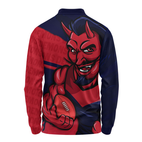 Melbourne Long Sleeve Polo Shirt Defend The Pride