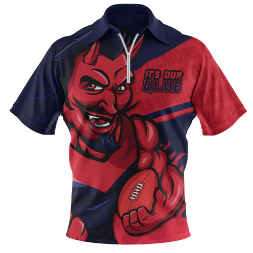 Melbourne Zip Polo Shirt Defend The Pride