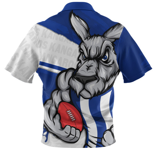 North Melbourne Zip Polo Shirt Defend The Pride