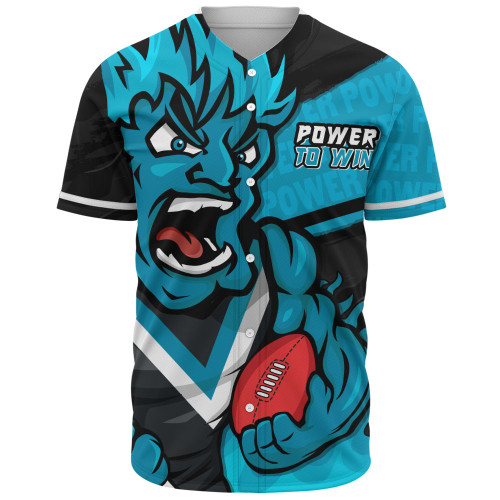 Port Adelaide Baseball Shirt Defend The Pride