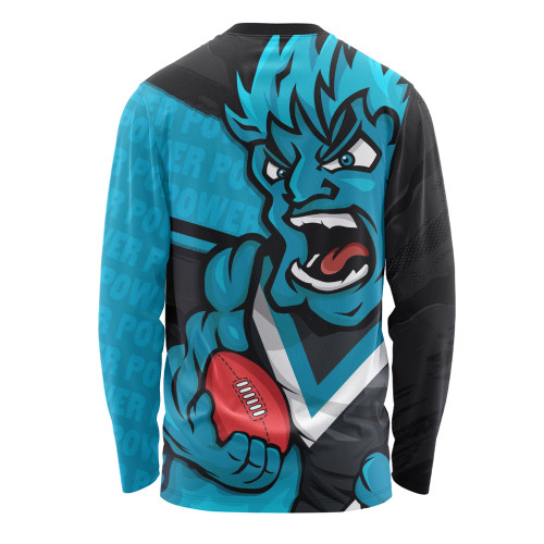 Port Adelaide Long Sleeve T-shirt Defend The Pride Port Adelaide Long Sleeve T-shirt Defend The Pride